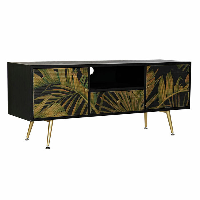 Servantă DKD Home Decor Negru Brad Metal MDF Verde