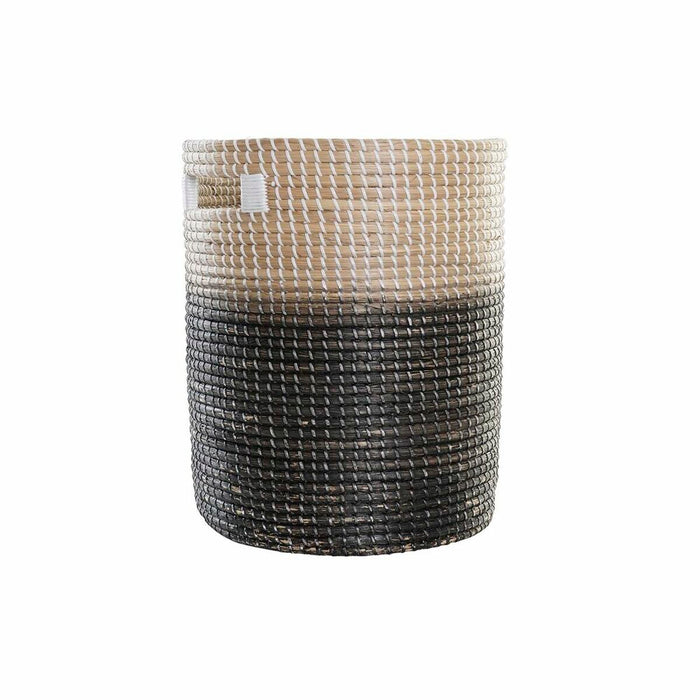Coș DKD Home Decor Gri Natural Iarbă de mare Boho 33 x 33 x 41 cm