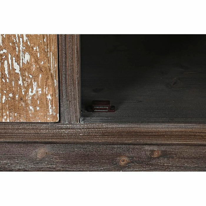 Servantă DKD Home Decor Brad Bej MDF Maro închis (145 x 41,5 x 92,5 cm)