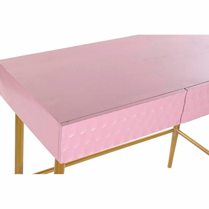 Consolă DKD Home Decor Roz Auriu* Metal Lemn de mango Modern (90 x 45 x 74 cm)