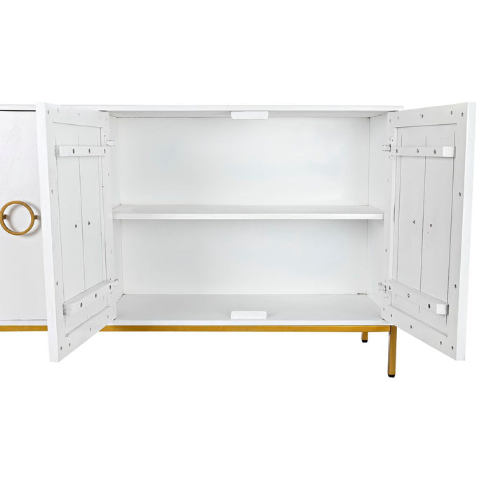Servantă DKD Home Decor Alb Auriu* Metal Lemn de mango 180 x 40 x 80 cm