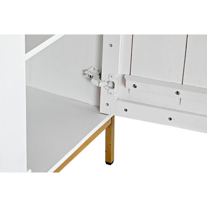 Servantă DKD Home Decor Alb Auriu* Metal Lemn de mango 180 x 40 x 80 cm