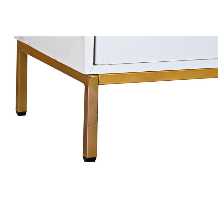 Servantă DKD Home Decor Alb Auriu* Metal Lemn de mango 180 x 40 x 80 cm