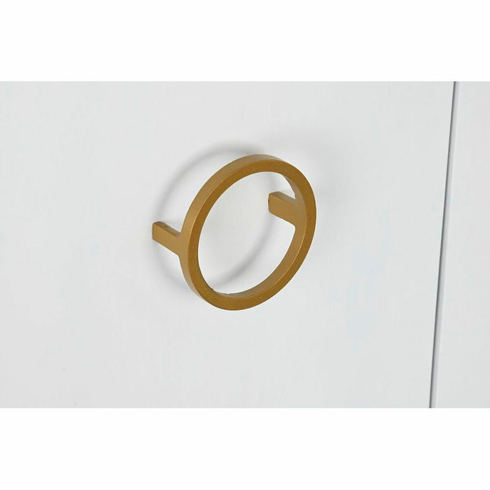 Servantă DKD Home Decor   Alb Lemn Metal Lemn de mango Auriu* 80 x 37,5 x 80 cm