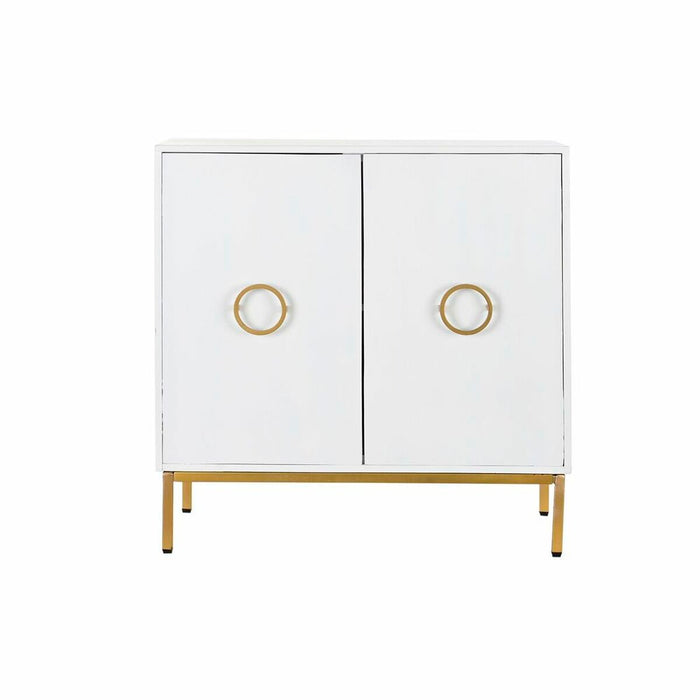 Servantă DKD Home Decor   Alb Lemn Metal Lemn de mango Auriu* 80 x 37,5 x 80 cm