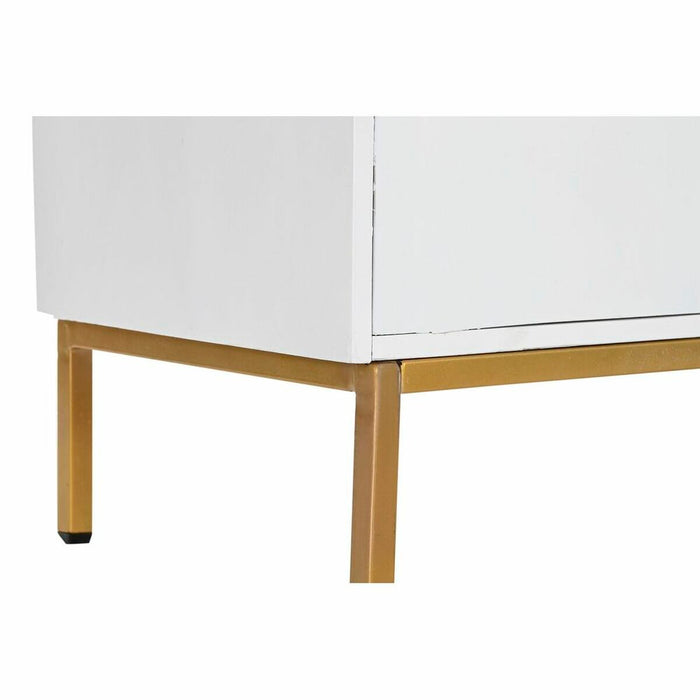 Servantă DKD Home Decor   Alb Lemn Metal Lemn de mango Auriu* 80 x 37,5 x 80 cm