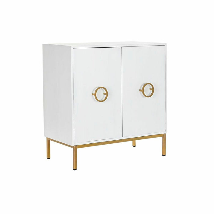 Servantă DKD Home Decor   Alb Lemn Metal Lemn de mango Auriu* 80 x 37,5 x 80 cm