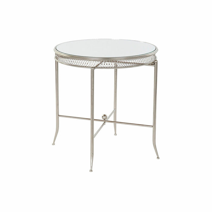 Masa laterală DKD Home Decor Argintiu Metal Oglindă 56 x 56 x 56 cm