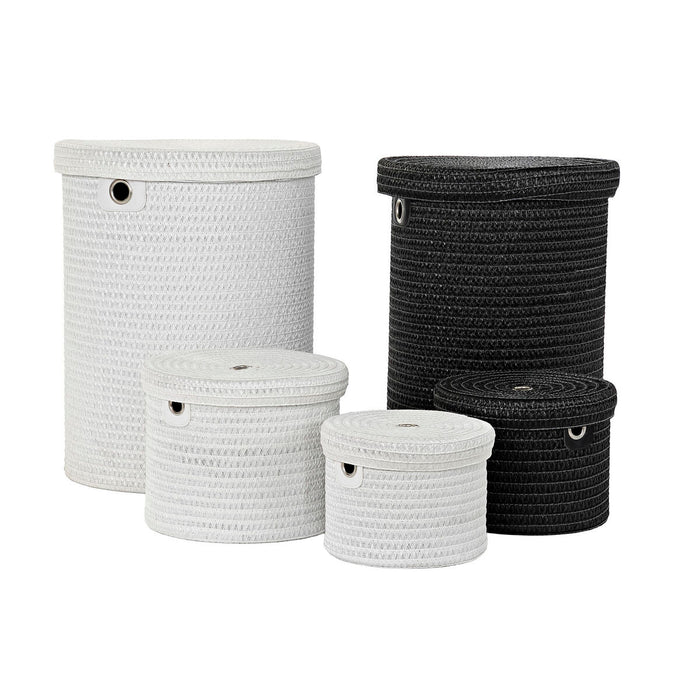 Set de Coșuri DKD Home Decor polipropilenă (5 pcs) (42 x 42 x 53 cm)