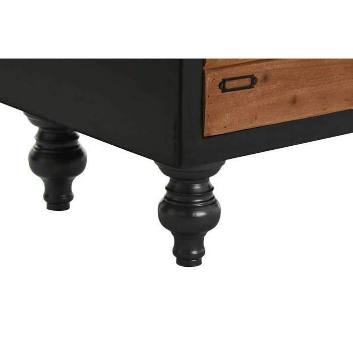 Dulap cu Sertare DKD Home Decor Negru Natural Brad Vintage 67 x 40 x 89 cm