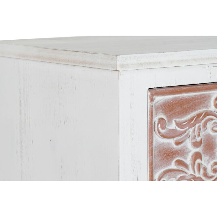 Comodă DKD Home Decor Maro MDF Alb Gri închis Arab (80 x 40 x 86 cm)