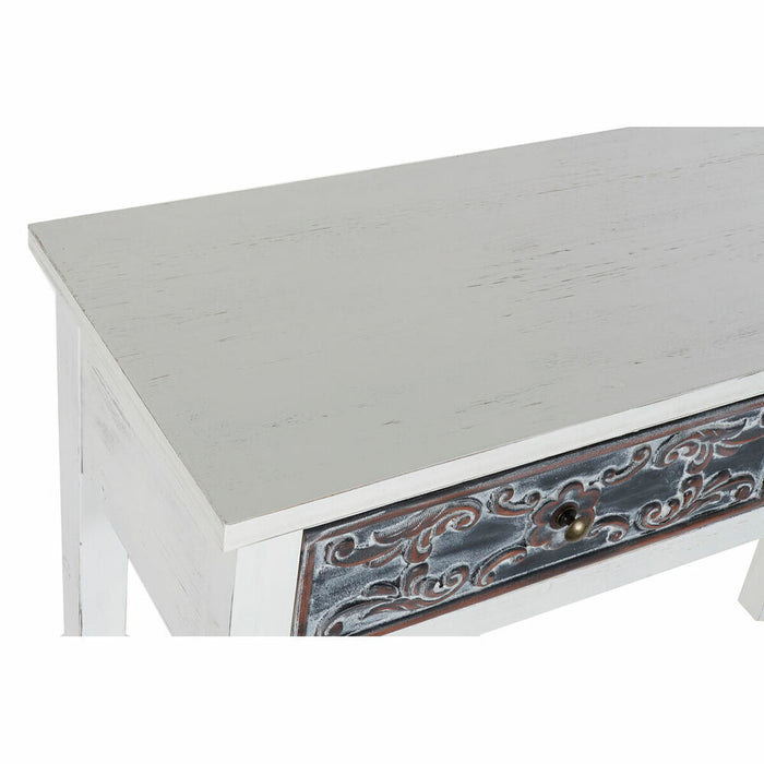Consolă DKD Home Decor Natural Maro MDF Alb Arab (107 x 36 x 81 cm)