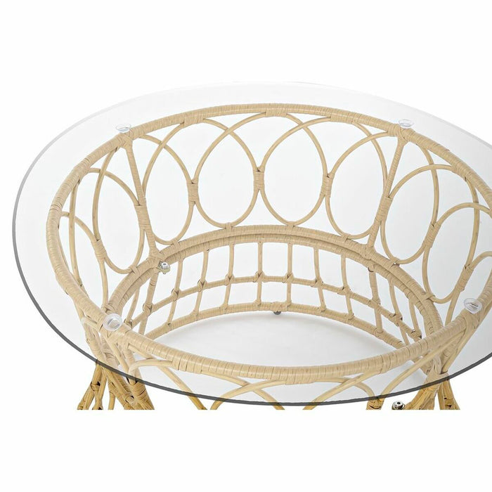 Masa laterală DKD Home Decor Maro Geam 60 x 50 x 60 cm (60 x 50 x 60 cm)