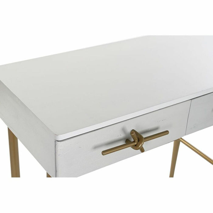 Consolă DKD Home Decor Alb Multicolor Auriu* Metal Fier Lemn de mango 30 x 40 cm 90 x 45 x 74 cm