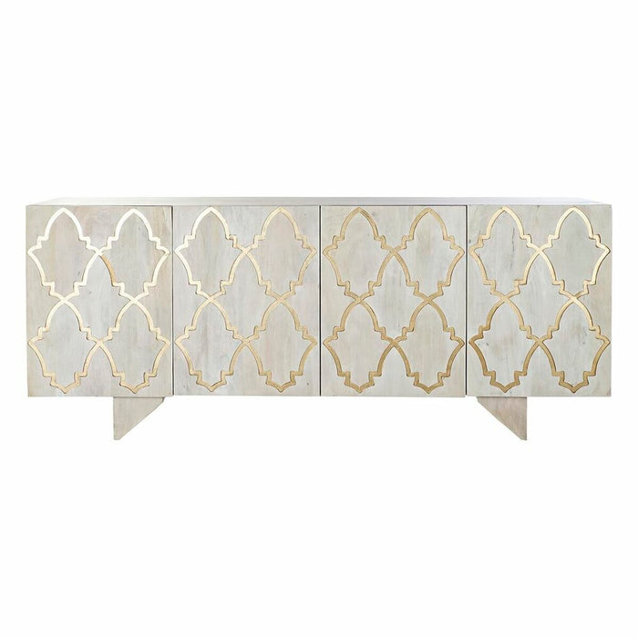 Servantă DKD Home Decor Alb 177 x 45 x 75 cm Auriu* Lemn de mango