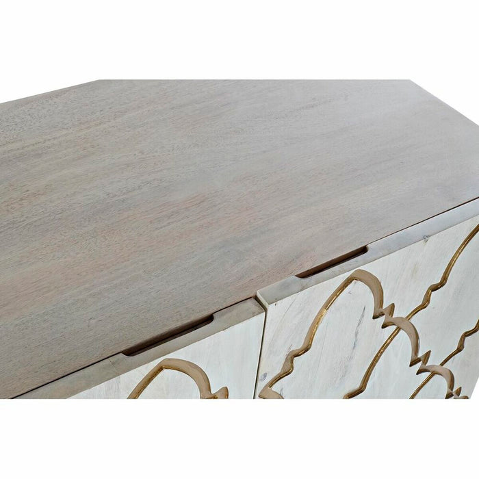 Servantă DKD Home Decor Alb 177 x 45 x 75 cm Auriu* Lemn de mango