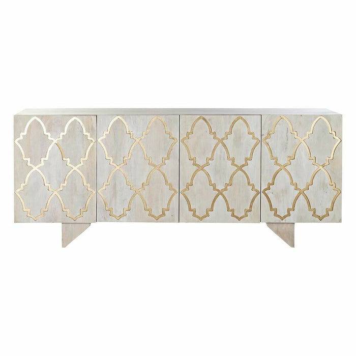 Servantă DKD Home Decor Alb 177 x 45 x 75 cm Auriu* Lemn de mango