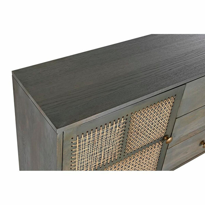 Servantă DKD Home Decor Natural Gri MDF Lemn de mango (160 x 40 x 75 cm)