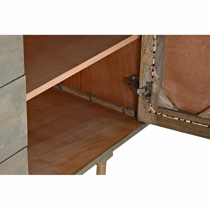 Servantă DKD Home Decor Natural Gri MDF Lemn de mango (160 x 40 x 75 cm)
