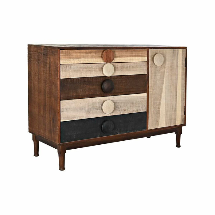 Servantă DKD Home Decor Maro închis Natural Negru Bej