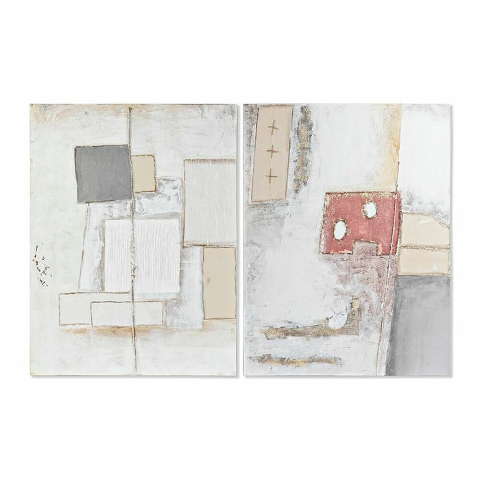 Tablou DKD Home Decor 90 x 3,7 x 120 cm Abstract Modern (2 Unități)