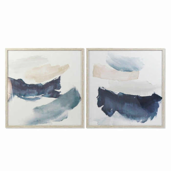 Tablou DKD Home Decor 83,5 x 4 x 83,5 cm Abstract Urban (2 Unități)