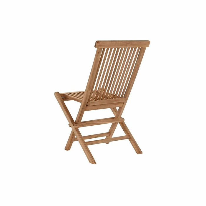 Set de Masă cu 4 Scaune DKD Home Decor Tec (120 cm) (5 pcs) (120 x 120 x 75 cm)
