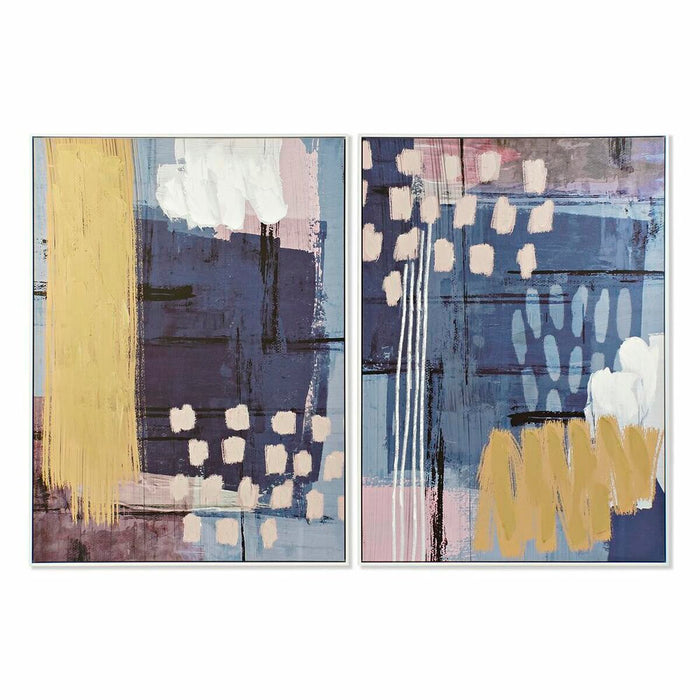 Tablou DKD Home Decor Modern Urban 103,5 x 4,5 x 144 cm (2 Unități)