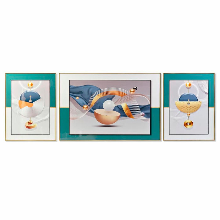 Set de 3 tablouri DKD Home Decor Modern (240 x 3 x 80 cm)