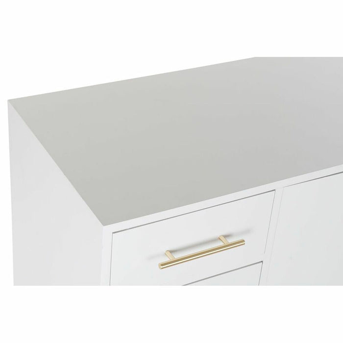 Servantă DKD Home Decor   Alb Crem Natural Metal Lemn de paulownia 120 x 40 x 78,5 cm