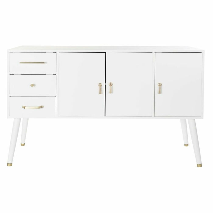 Servantă DKD Home Decor   Alb Crem Natural Metal Lemn de paulownia 120 x 40 x 78,5 cm