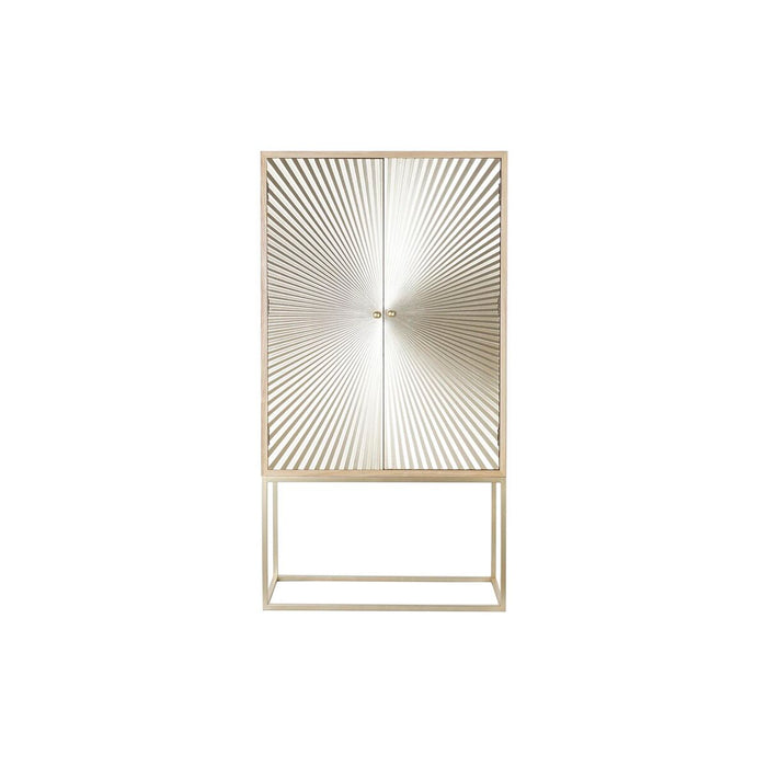 Dulap DKD Home Decor   90 x 40 x 170 cm Brad Natural Auriu* Metal Lemn MDF