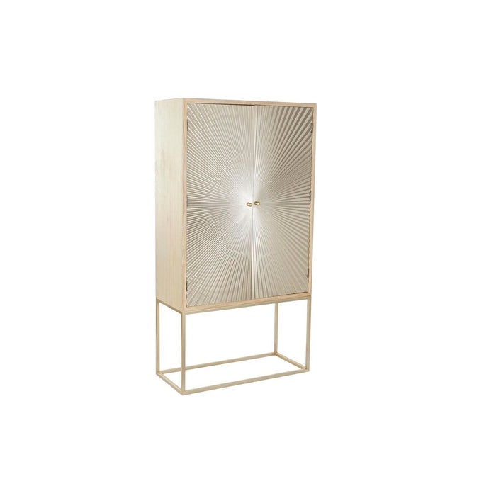 Dulap DKD Home Decor   90 x 40 x 170 cm Brad Natural Auriu* Metal Lemn MDF