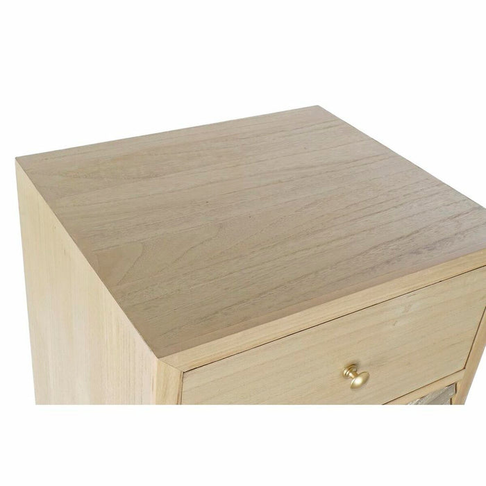 Dulap cu Sertare DKD Home Decor Multicolor Auriu* Natural Metal Brad Lemn MDF Modern 30 x 40 cm 45 x 38 x 117 cm
