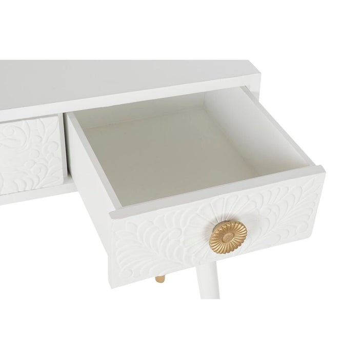 Consolă DKD Home Decor Alb Auriu* Brad Lemn MDF 110 x 42,5 x 78 cm