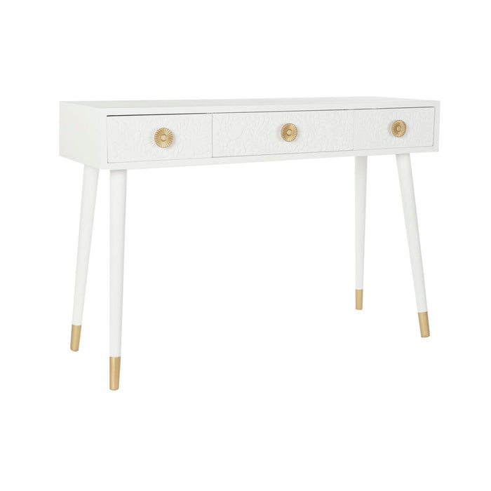 Consolă DKD Home Decor Alb Auriu* Brad Lemn MDF 110 x 42,5 x 78 cm