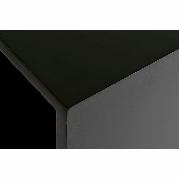 Mobilă TV DKD Home Decor Negru Brad Ratan (160 x 65 x 38 cm)