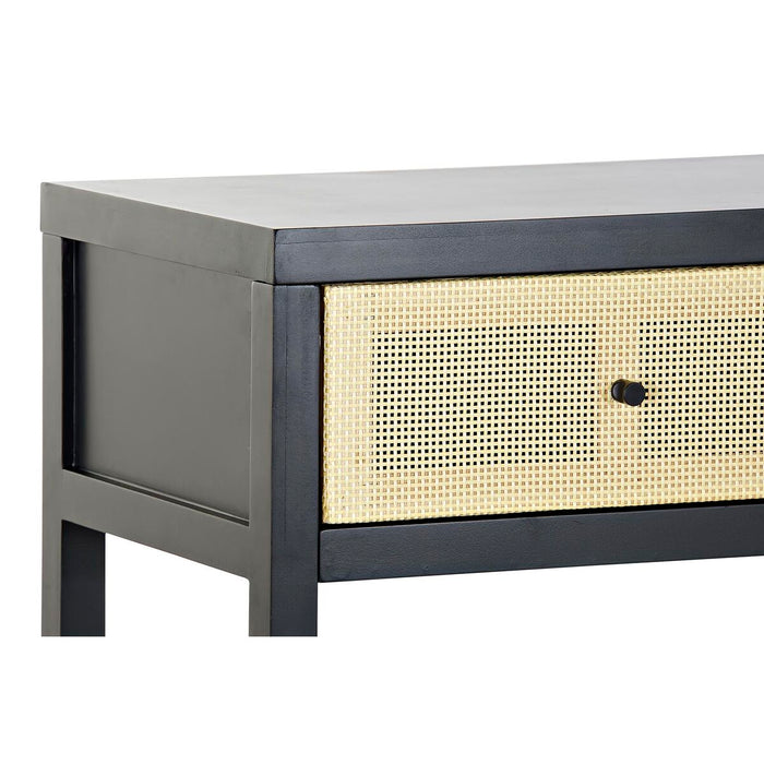 Consolă DKD Home Decor 135 x 38 x 76 cm Brad Natural Negru