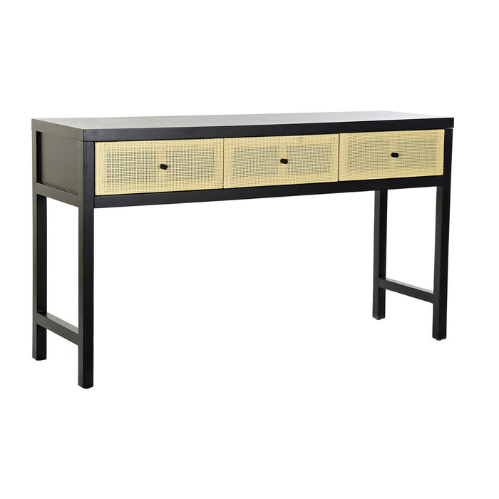 Consolă DKD Home Decor 135 x 38 x 76 cm Brad Natural Negru