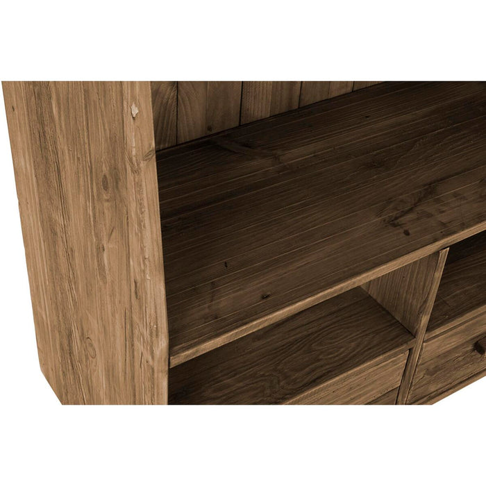 Raft DKD Home Decor Natural Lemn Lemn Reciclat 90 x 40 x 182 cm