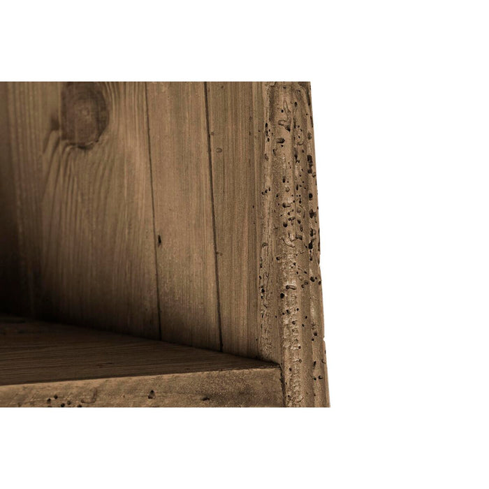 Raft DKD Home Decor Natural Lemn Lemn Reciclat 90 x 40 x 182 cm