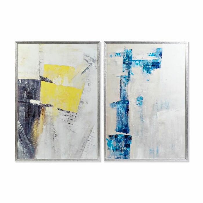 Tablou DKD Home Decor Abstract 70 x 3 x 100 cm Urban (2 Unități)