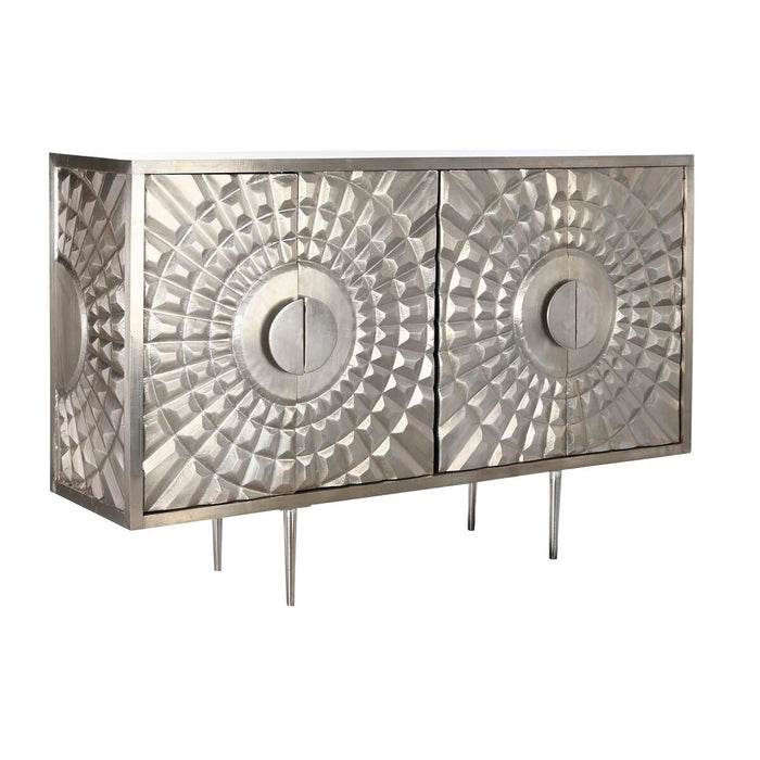 Servantă DKD Home Decor Șampanie Metal Lemn de mango 154 x 43 x 99,5 cm