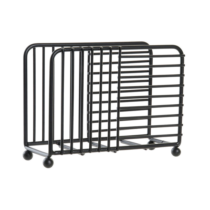 Suport pentru Șervețele DKD Home Decor Grilă Negru Metal 15,5 x 6,5 x 11,5 cm