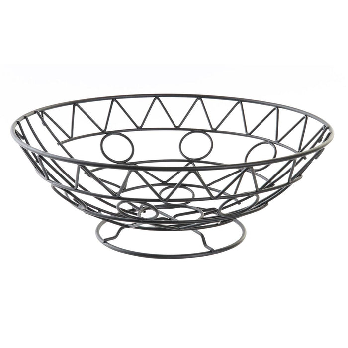 Fructieră DKD Home Decor Negru Metal 28 x 28 x 10 cm