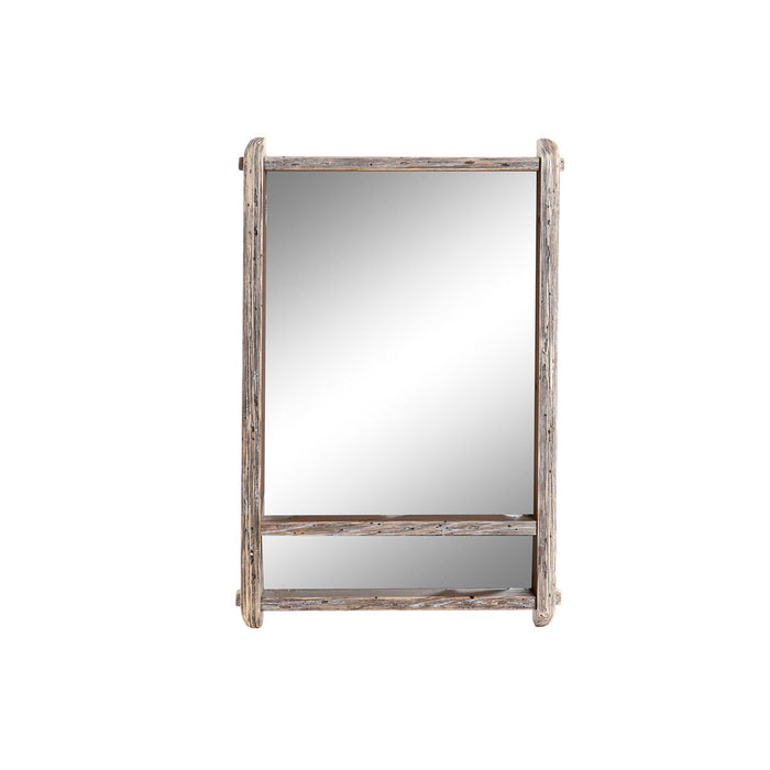 Oglindă de perete DKD Home Decor Natural Lemn Geam Vintage 47 x 8 x 70 cm