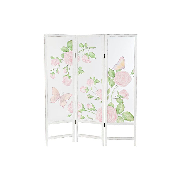 Paravan pliant DKD Home Decor Lemn Nailon (150 x 2,5 x 180 cm)