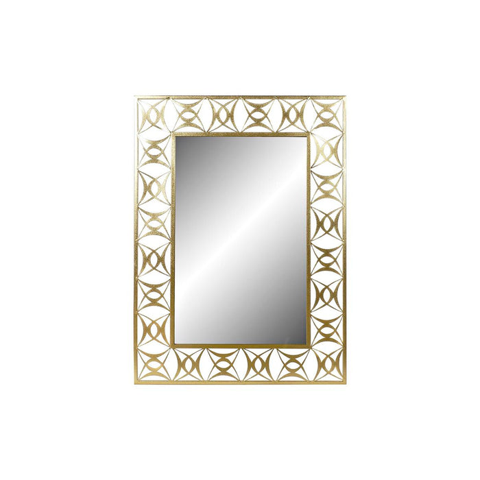 Oglindă de perete DKD Home Decor Auriu* Metal Geam 30 x 40 cm 66 x 2 x 91,5 cm