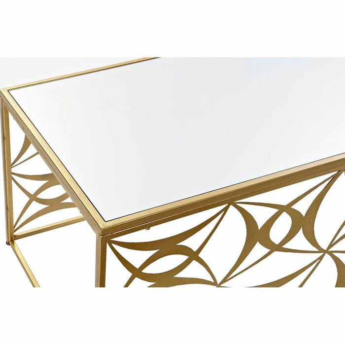 Masa de Cafea DKD Home Decor Oglindă Metal (110 x 60 x 46 cm)