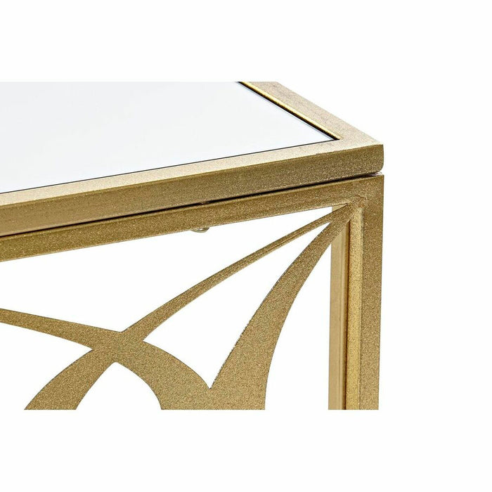 Masa de Cafea DKD Home Decor Oglindă Metal (110 x 60 x 46 cm)